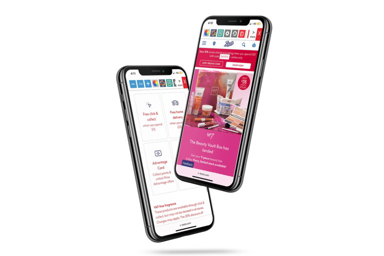 Mobiles with Boots website using the Recite Me assistive toolbar