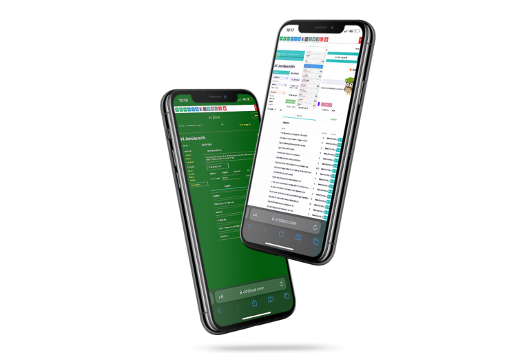Mobiles with Ed Place website using the Recite Me assistive toolbar