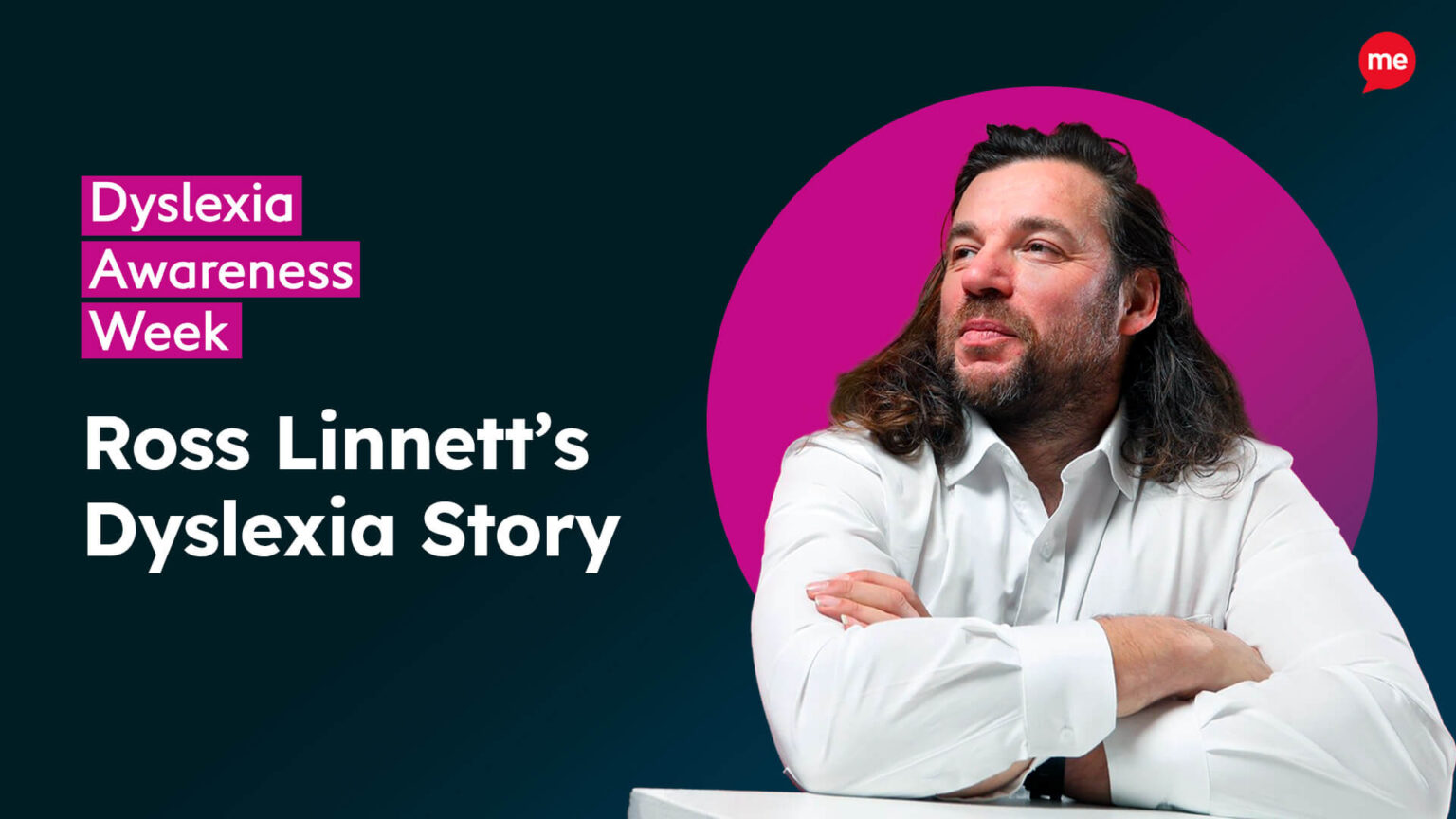 Ross Linnett's Dyslexia Story. Image shows Ross Linnett