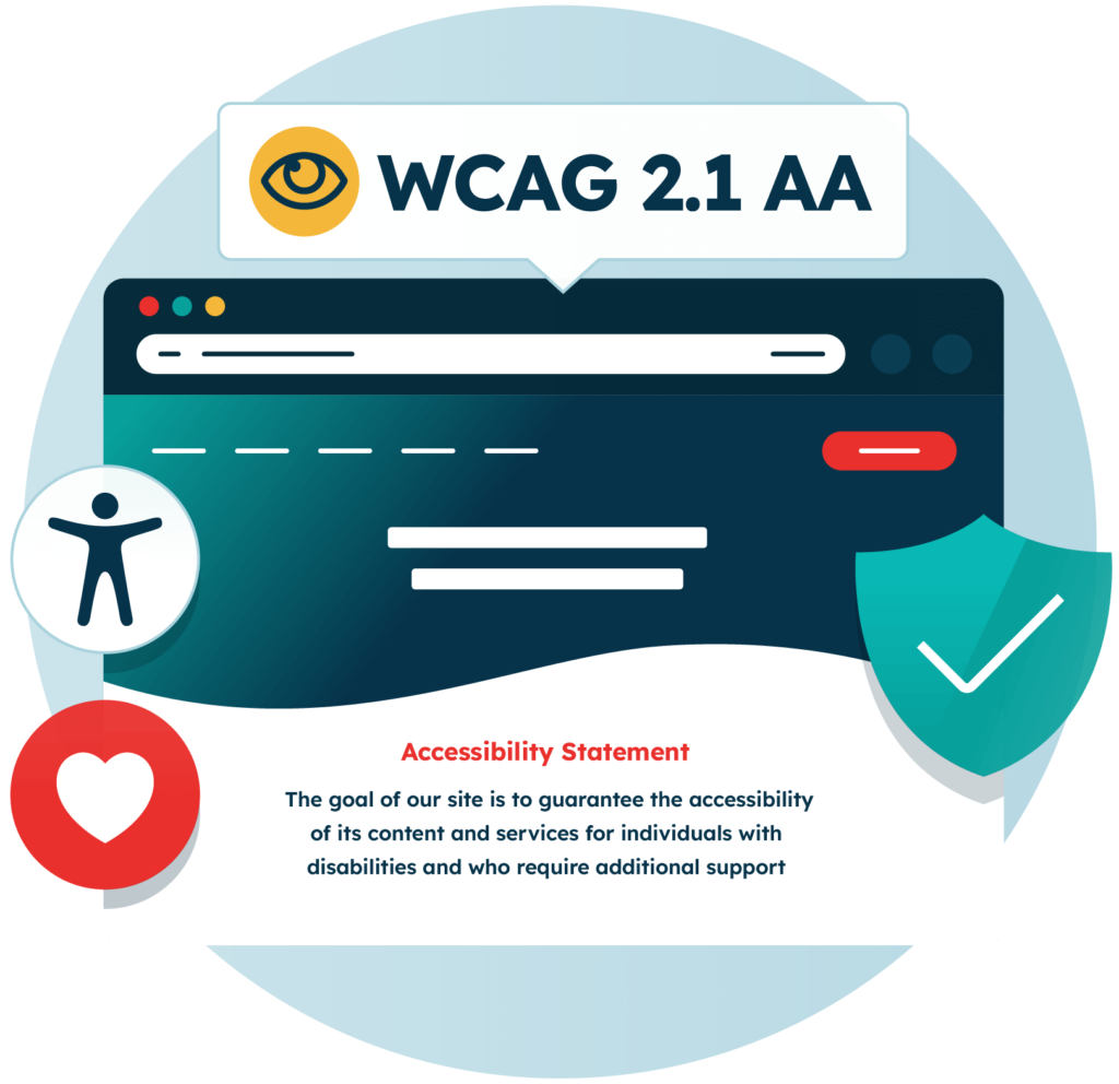 A website with an accessibility statement