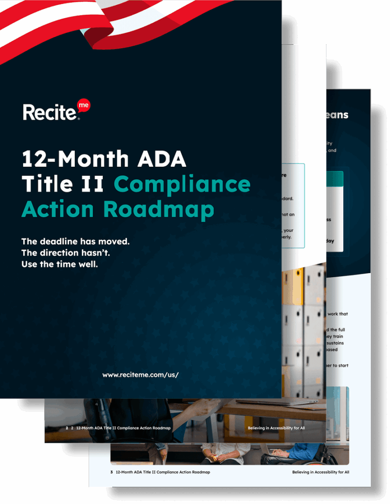 ADA Title II Compliance Roadmap Mockup