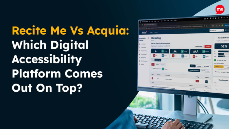 Recite Me Vs Acquia