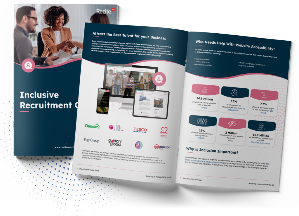 recruitment guide mockup