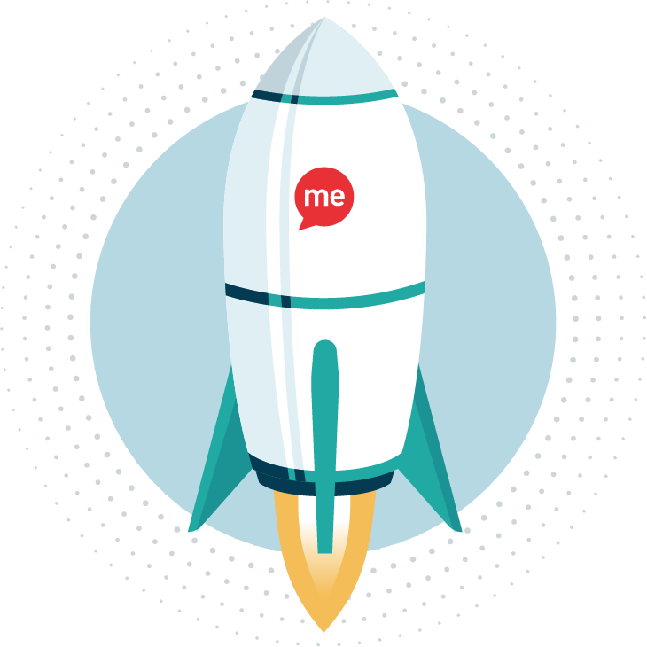 Animated rocket