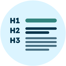 Icon showing the website structure