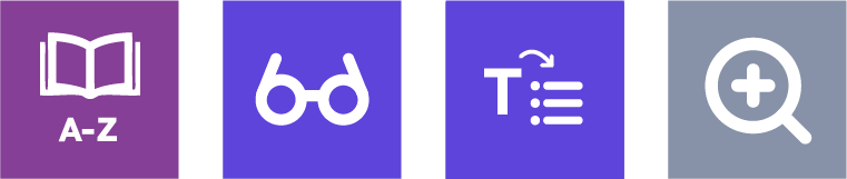 Reading Aid Icons