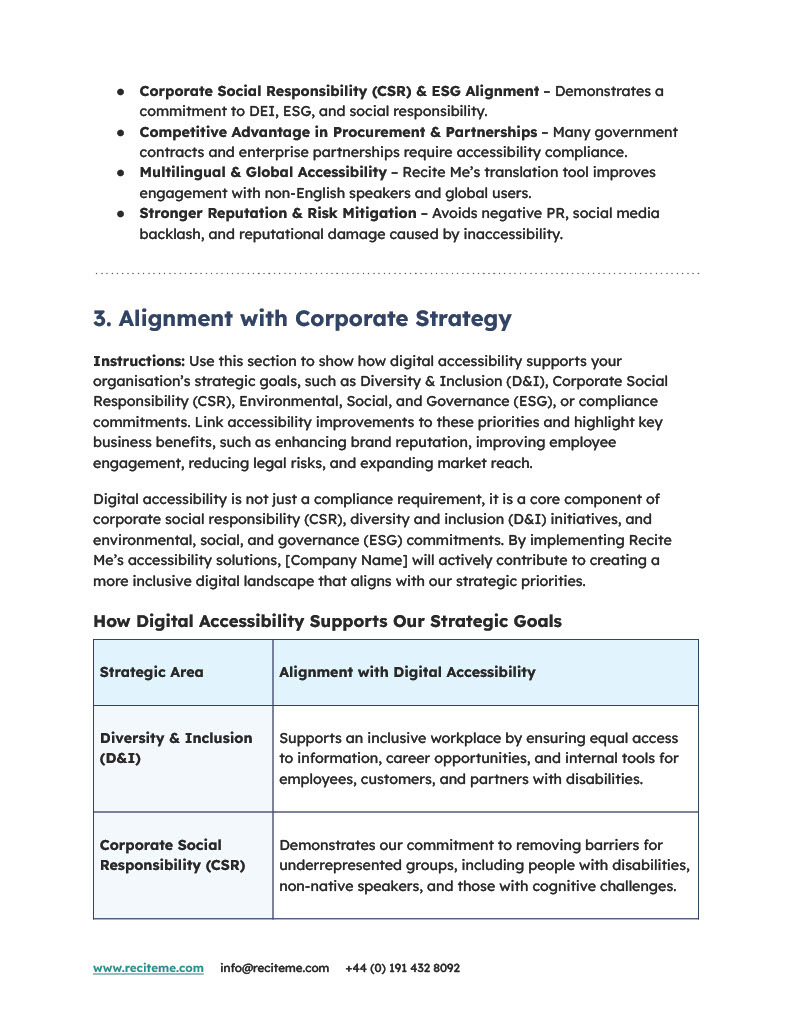 Accessibility Business Case Page 3