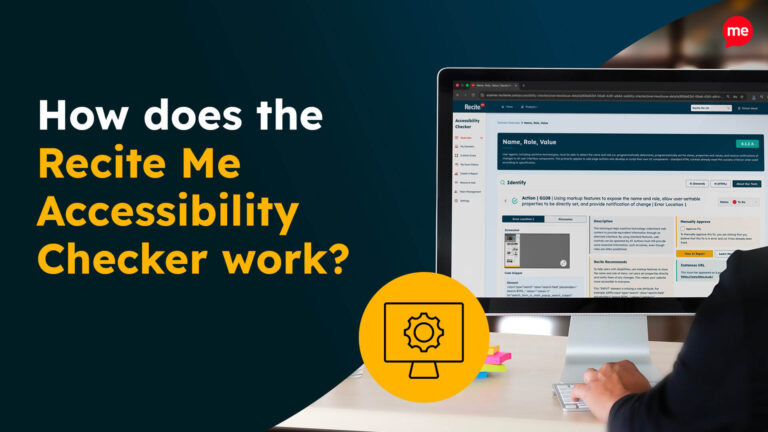 How does the Recite Me Accessibility Checker work