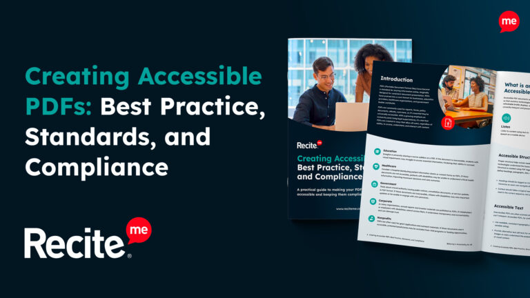 Creating Accessible PDFs, thumbnail image of the guide